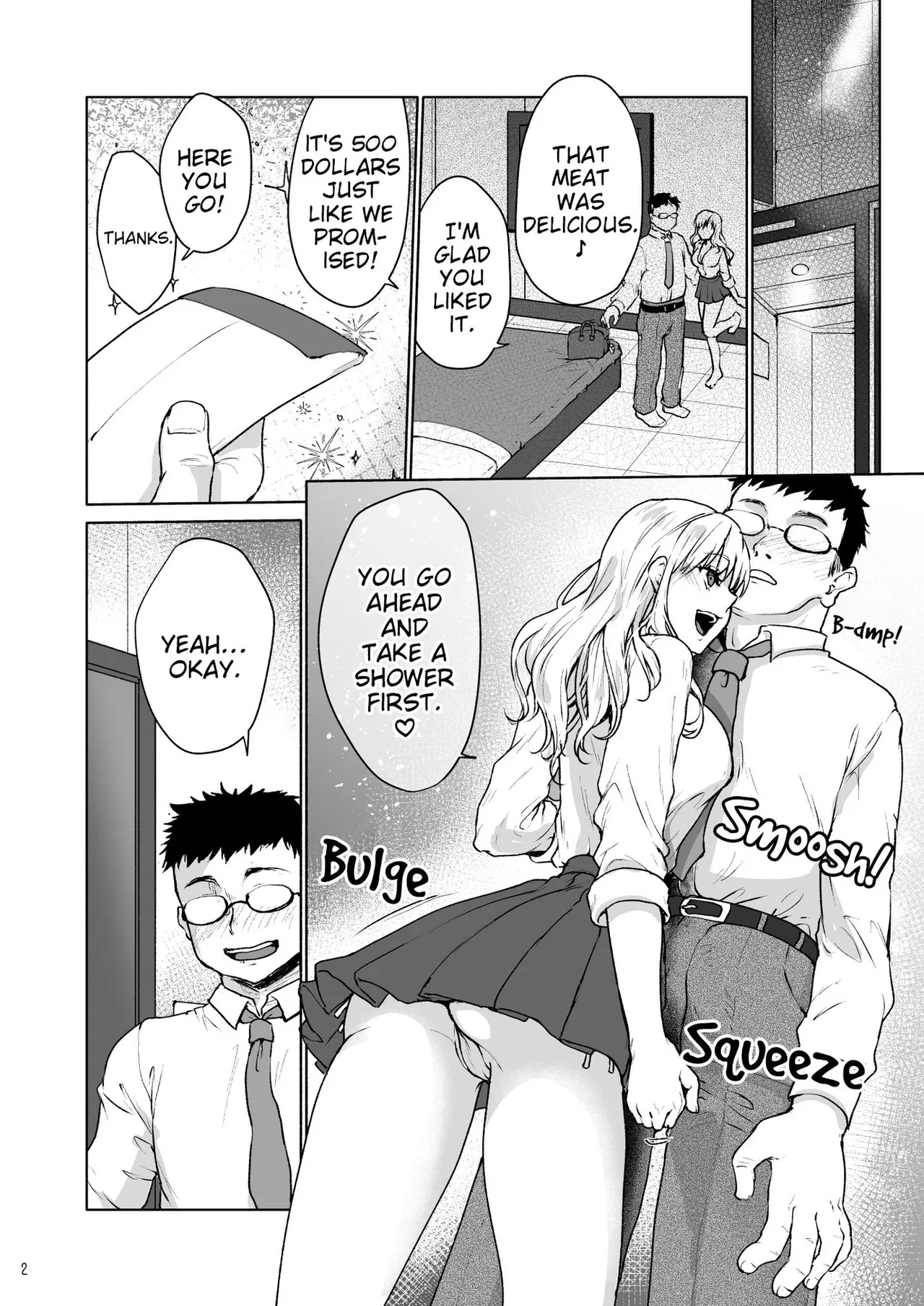 Namaiki na Papakatsu Joshikousei ni Oji-san ga Tappuri Shitsukete Agemashita. | A Cheeky Schoolgirl Gets Thoroughly Disciplined by a Sugar Daddy. - Page 3