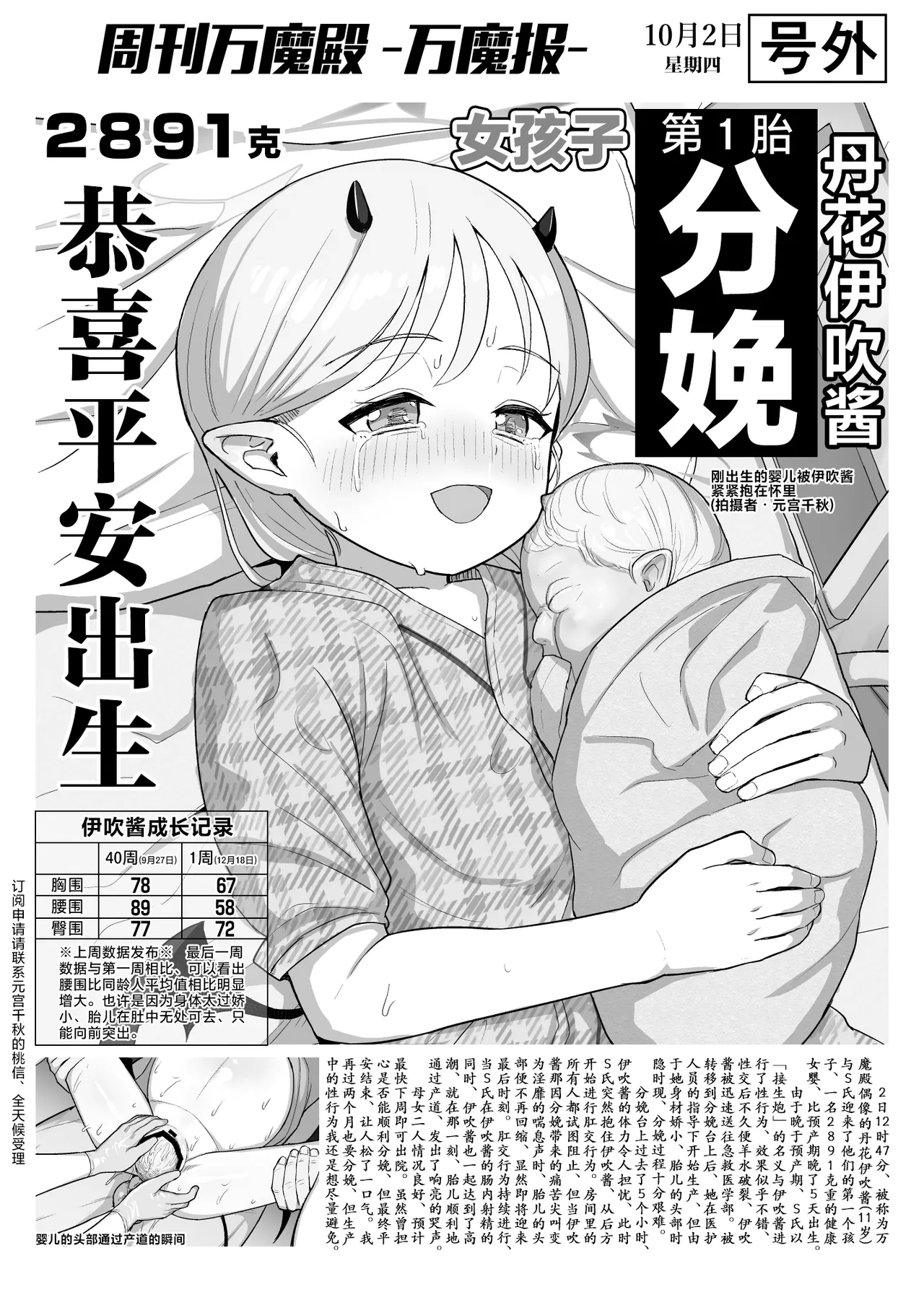 Shuukan BanmadenIbuki Ninshin Shussan Hen | 周刊万魔殿伊吹妊娠出产篇 8
