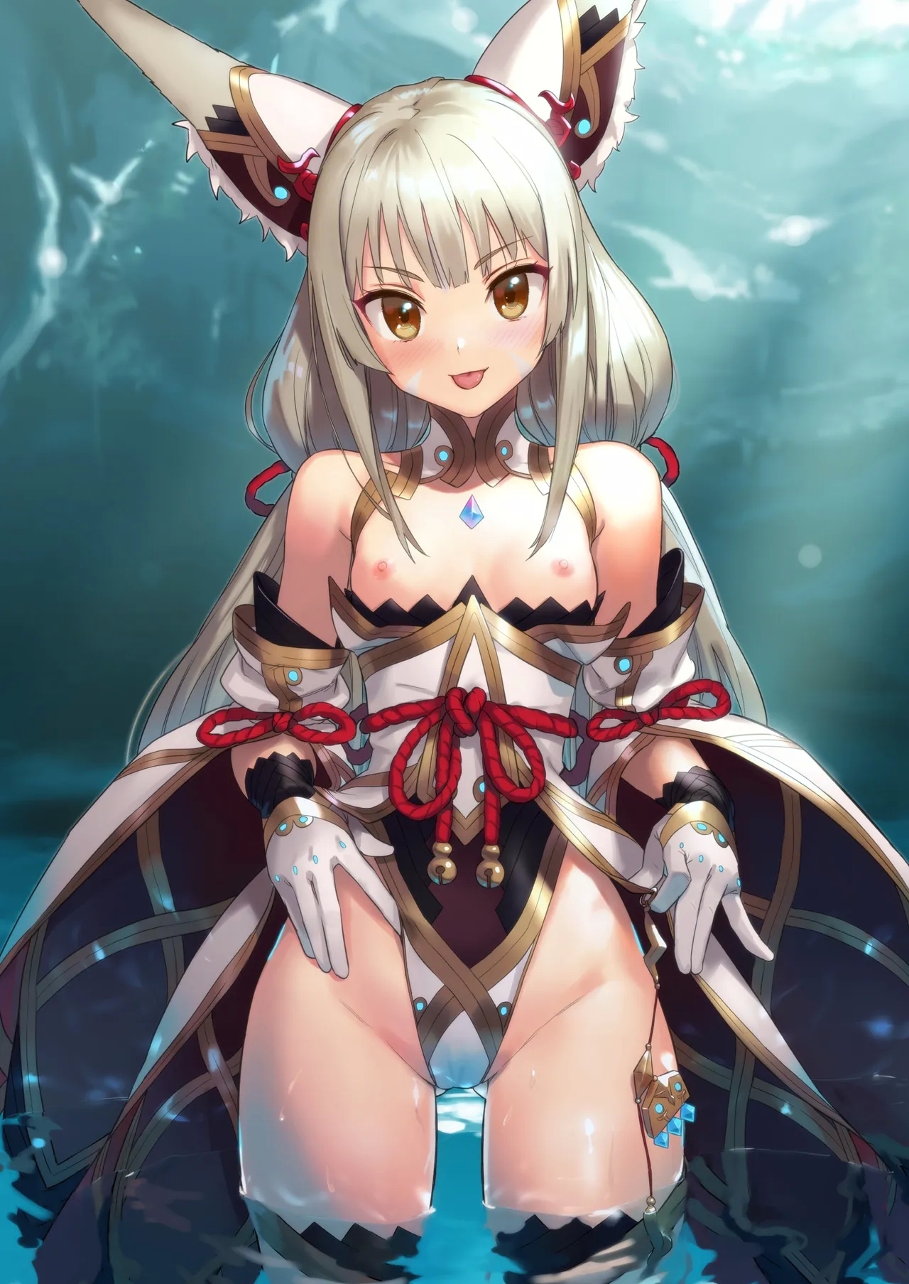[アジサイデンデン (川上六角、小鳥遊レイ)] ニアのおしりで癒され本 (ゼノブレイド2) [DL版] - Hentaiaz.com - 2