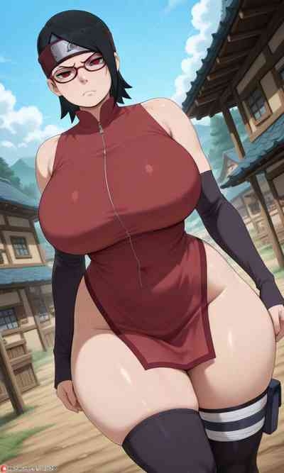 Naruto / Boruto - Sarada daidoujipv ai generated 5