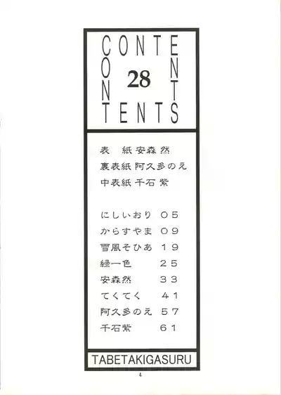 Tabeta Kigasuru 28 4