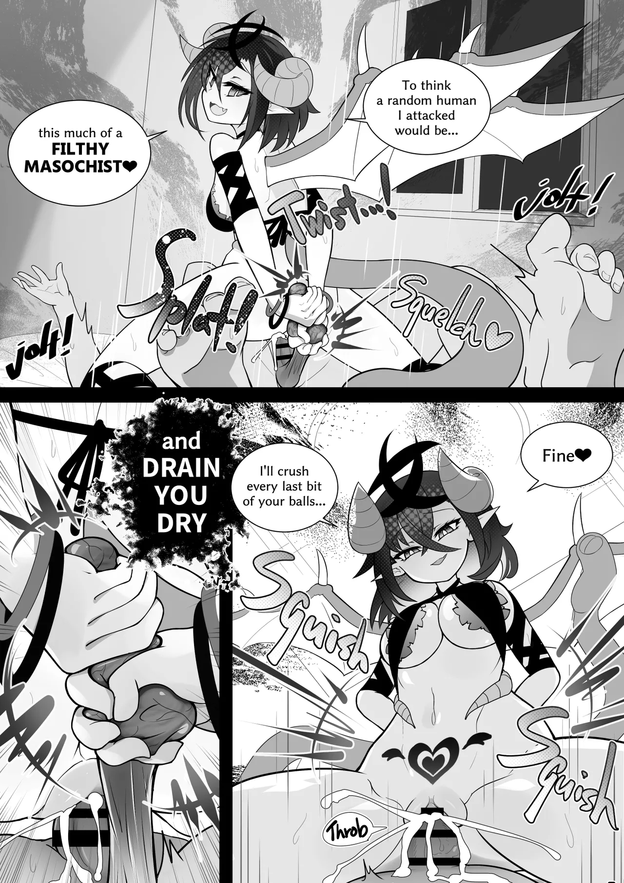 （結城たから）物理的に搾り潰すサキュバス（不知何人漢化） - Page 18