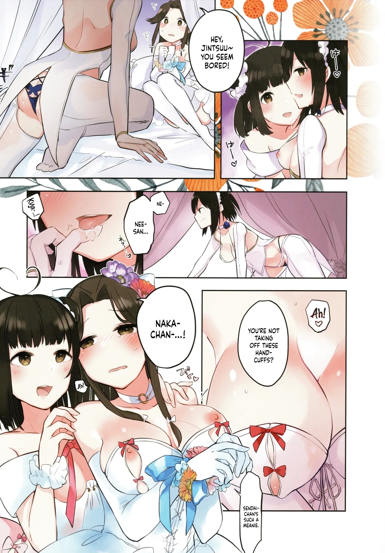 Ame no Kaori o Junpaku ni Somete | Fluttering White Hydrangea - Page 7