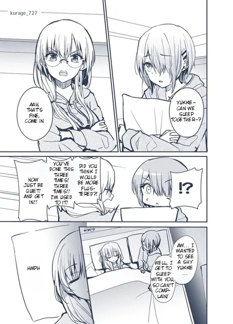 Ruka and Yuki in Bed Together 1
