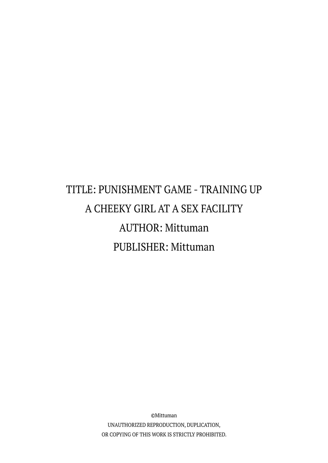 Oshioki Game| Punishment Game - Training up a Cheeky Girl at a Sex Facility. - Page 43