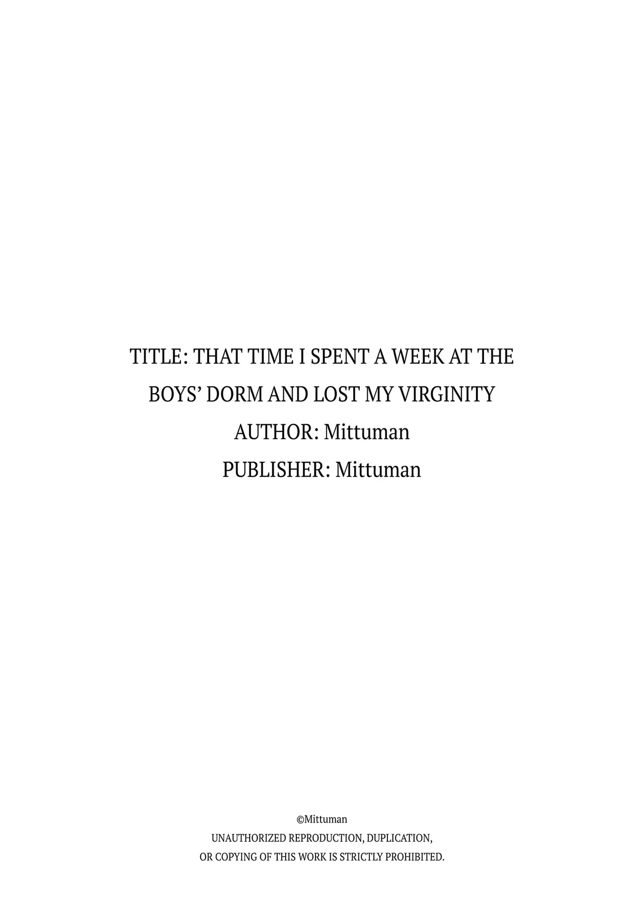 1-Shuukan dake Danshi Ryou de Sugosu koto ni natta Watashi ga Shojo o Sotsugyou shita Ken ni Tsukimashite | That Time I Spent a Week at the Boy's Dorm and Lost My Virginity. - Page 33