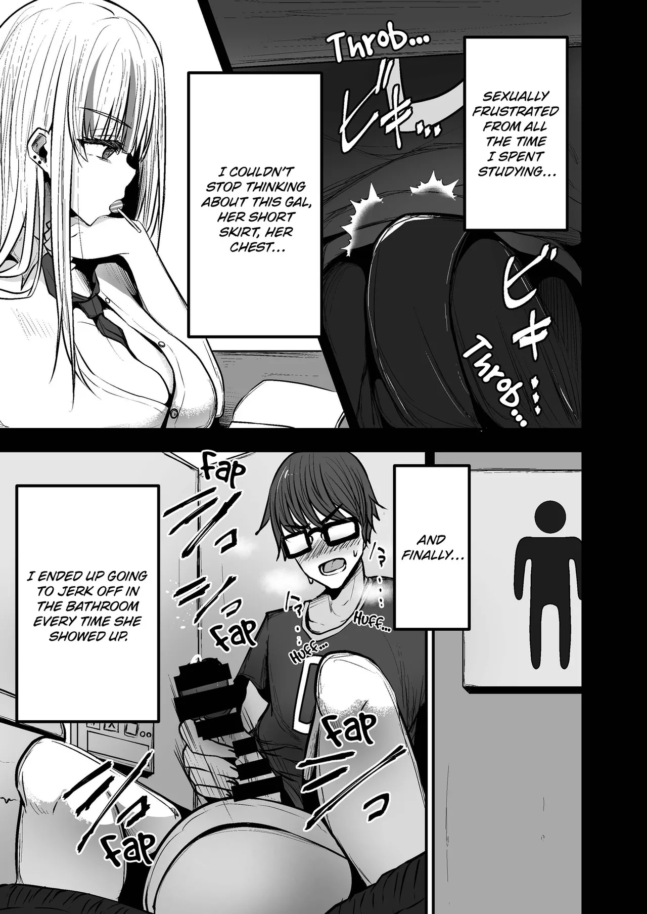 Toshokan de Benkyou Shiteitara Itsumo Kuru Gal JK ni... | While Studying in the Library, the High School Gal That Always Shows Up... - Page 5