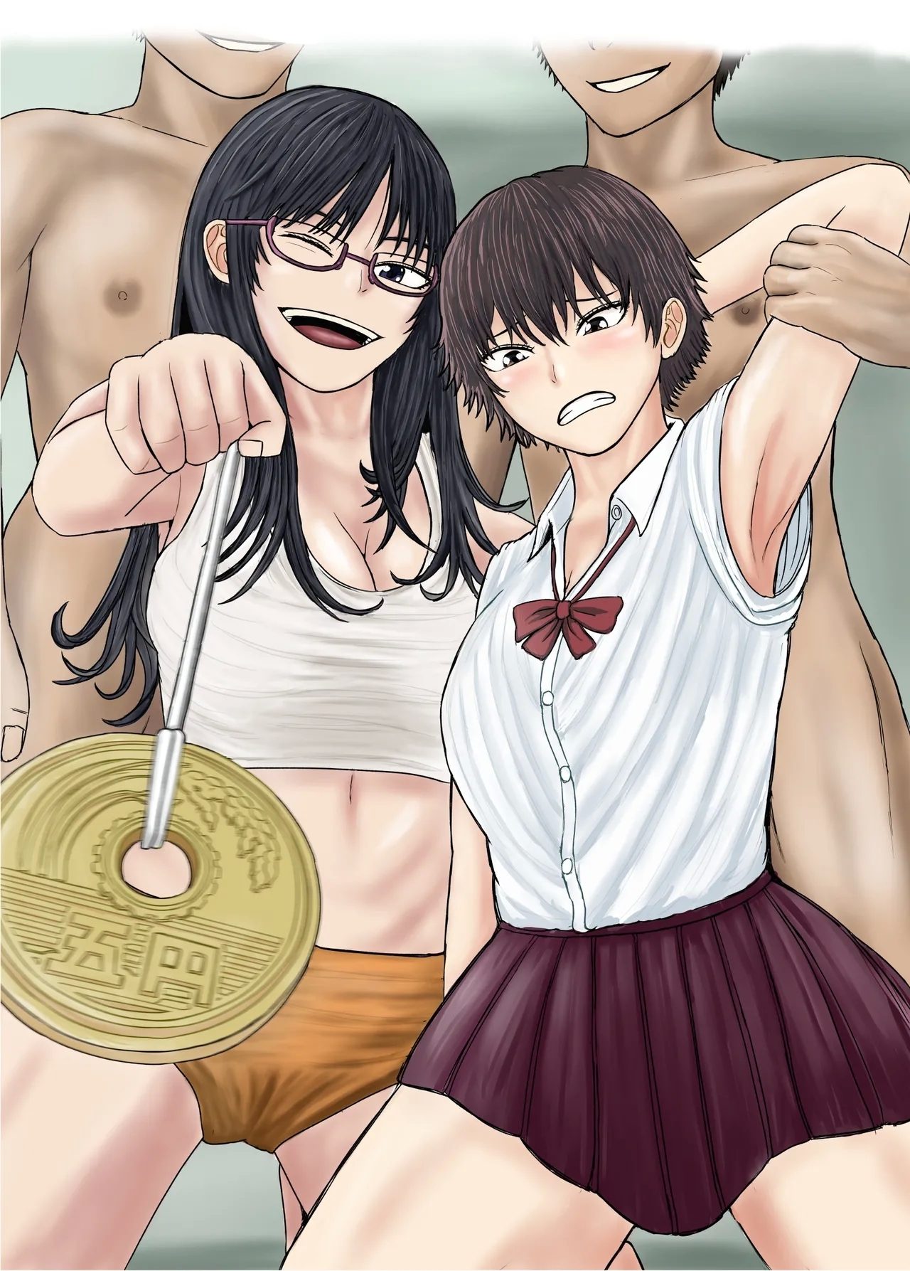 [コペ坊や] お姉さんといっしょ ～催眠実験でクラスメイトと乱交した話～ - Hentaiaz.com - 1