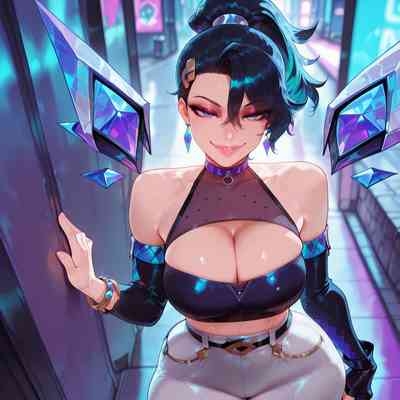 K/DA All Out Kai'sa septerna ai generated 1