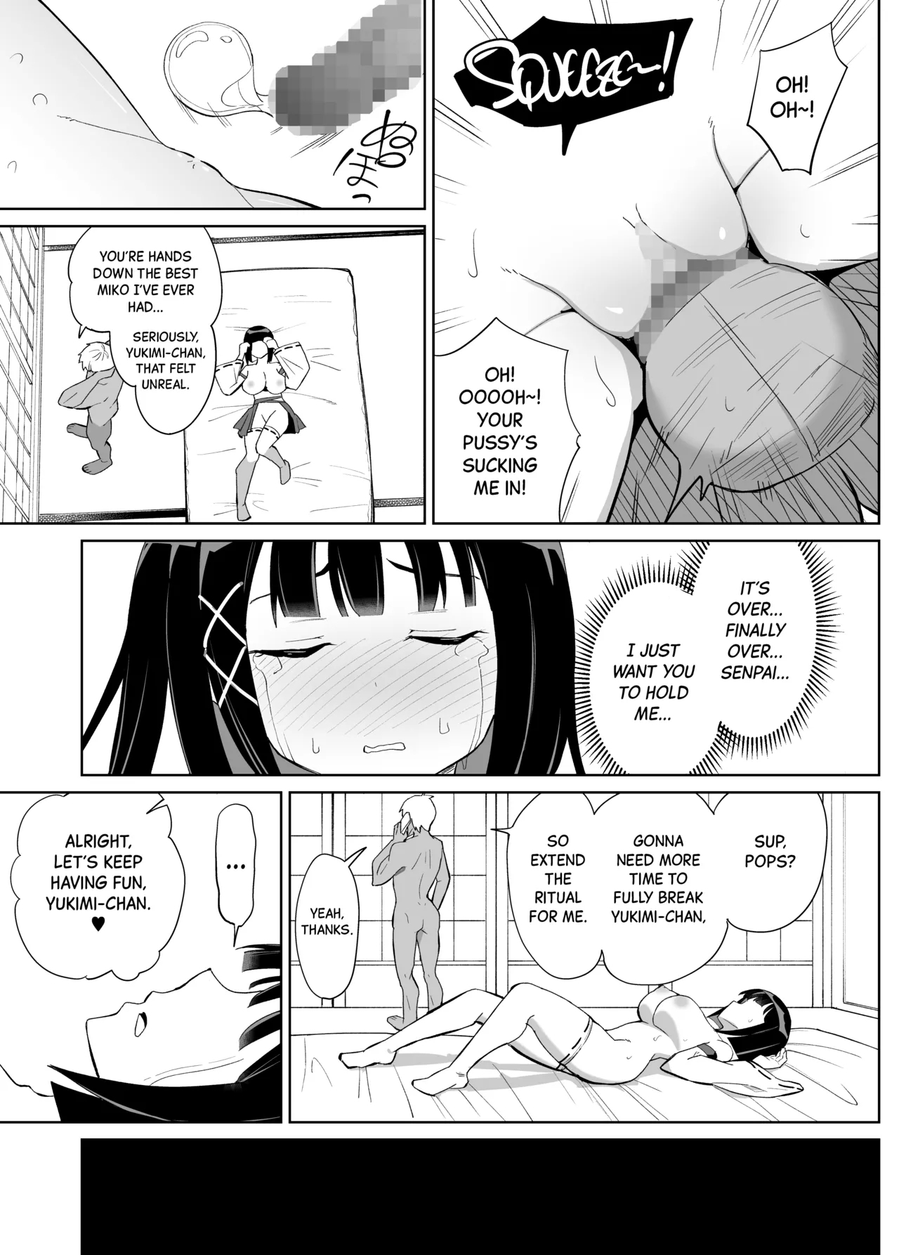 Kanojo wa Miko toshite Netorare Nakadashi Sareta - Page 20
