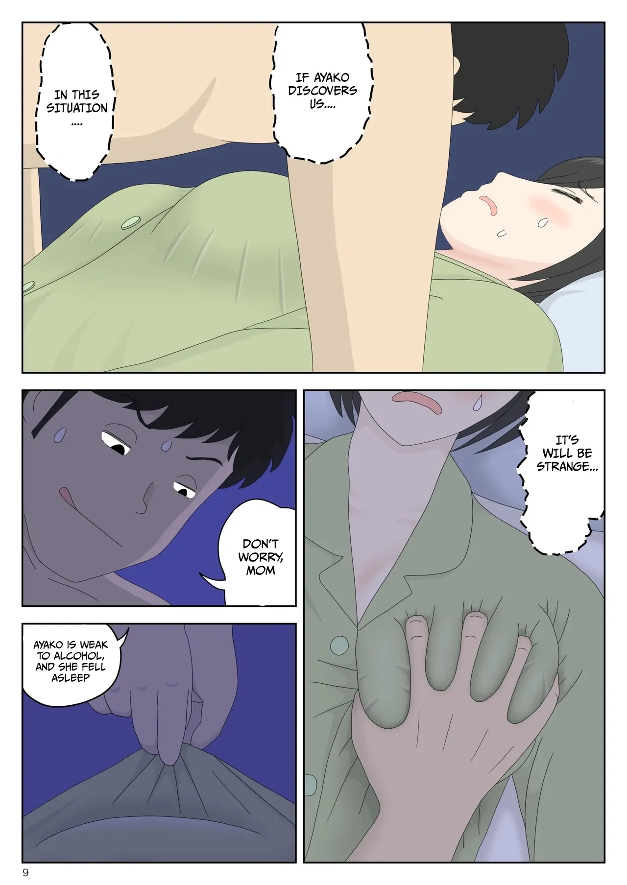 Masturbating to Mom 5 - Alternate Ending - Page 10