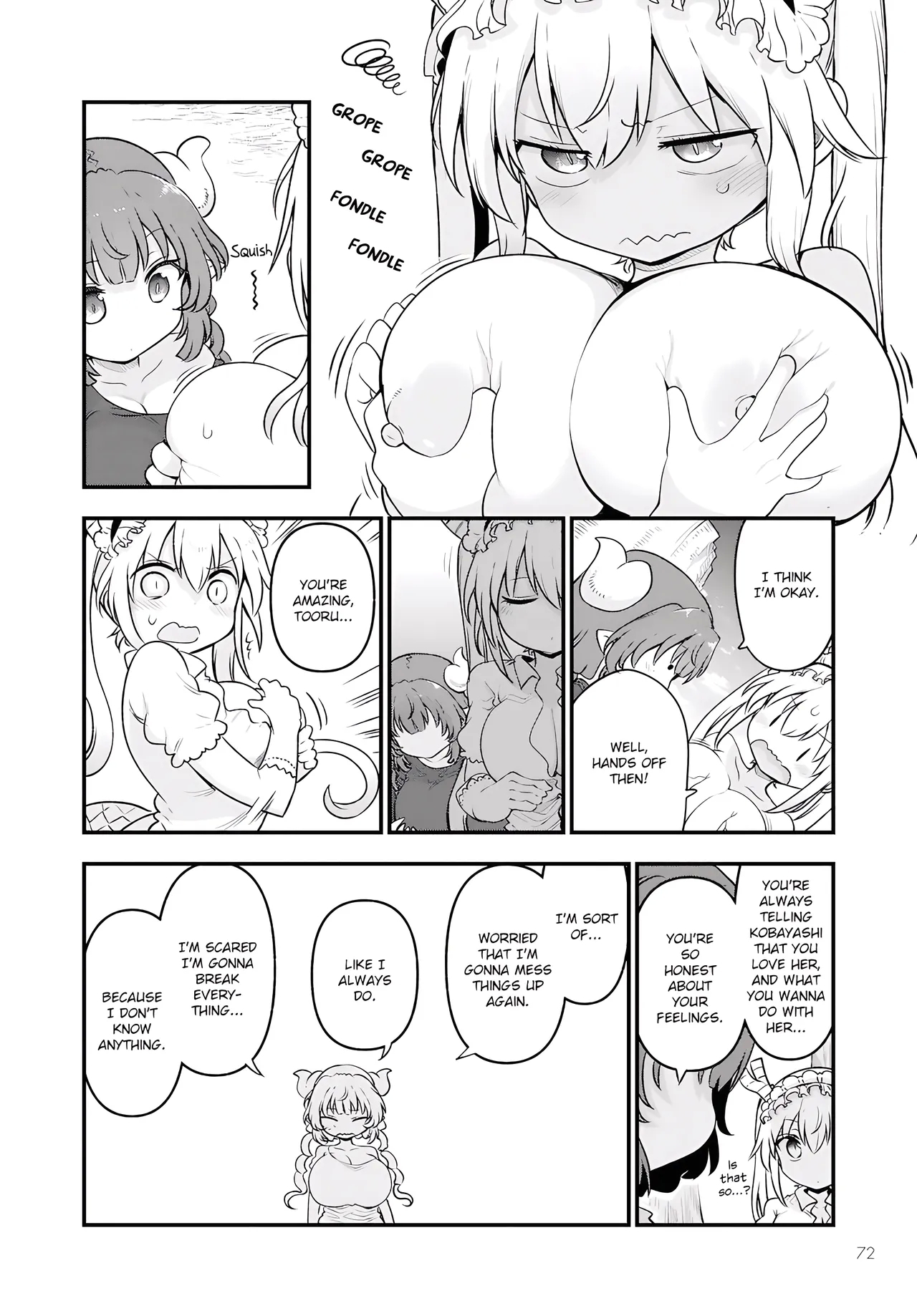 KobayashiFan Service Manga ecchi panels. - Page 13