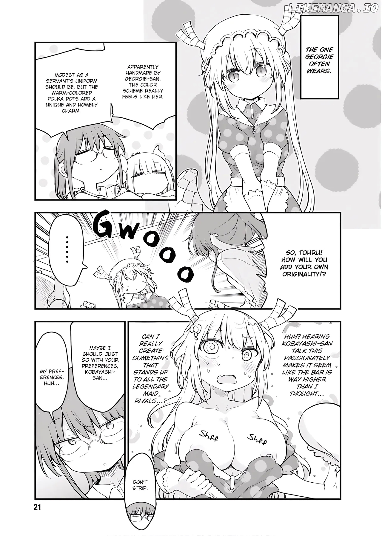 KobayashiFan Service Manga ecchi panels. - Page 21