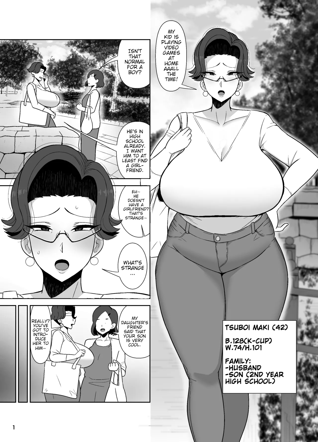 Tsuboi Makiwa 2go Musuko to Oyako de Sex o Suru | It took Tsuboi MakiTwo Minutes to Have Incest with Her Son. - Page 2