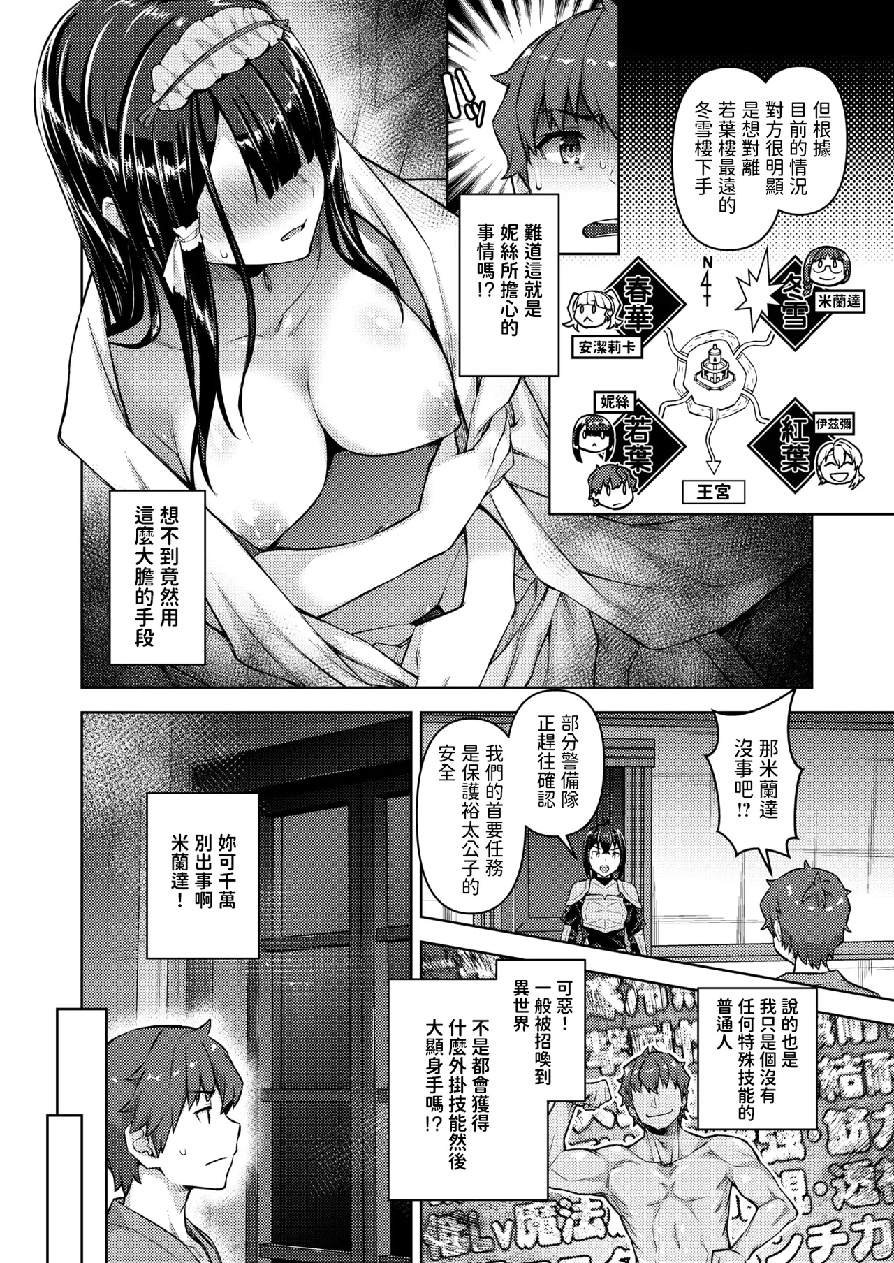 転職希望だった社畜、なぜか転移召喚されて後宮の主になる。 第6話中文翻譯 - Page 12