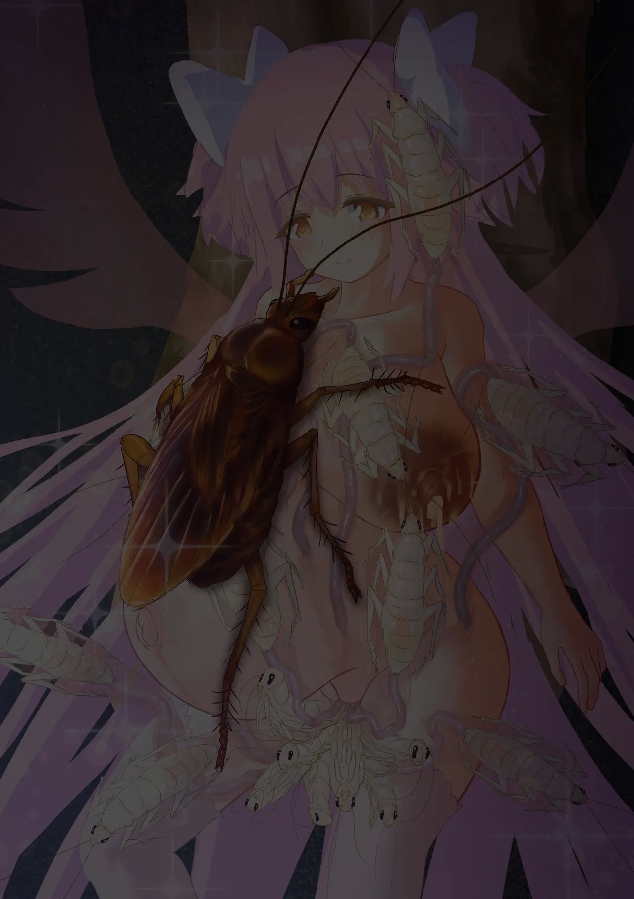 女神对蟑螂魔物一见钟情，无条件纵容交尾，繁衍出无数害虫子嗣（老M个人翻译） - Page 56