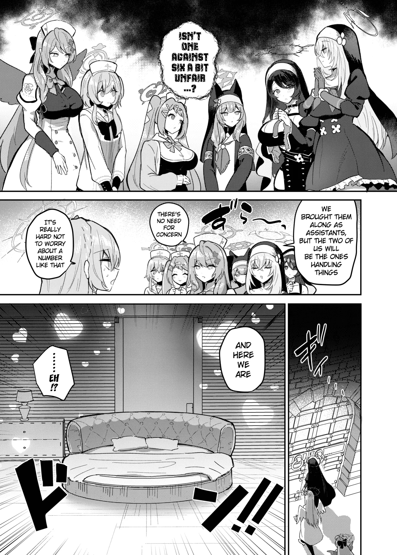 Futanari Tea Party Dosukebe Tougijou Nagisa VS Sisterhood + Kyuugo Kishidan - Page 6