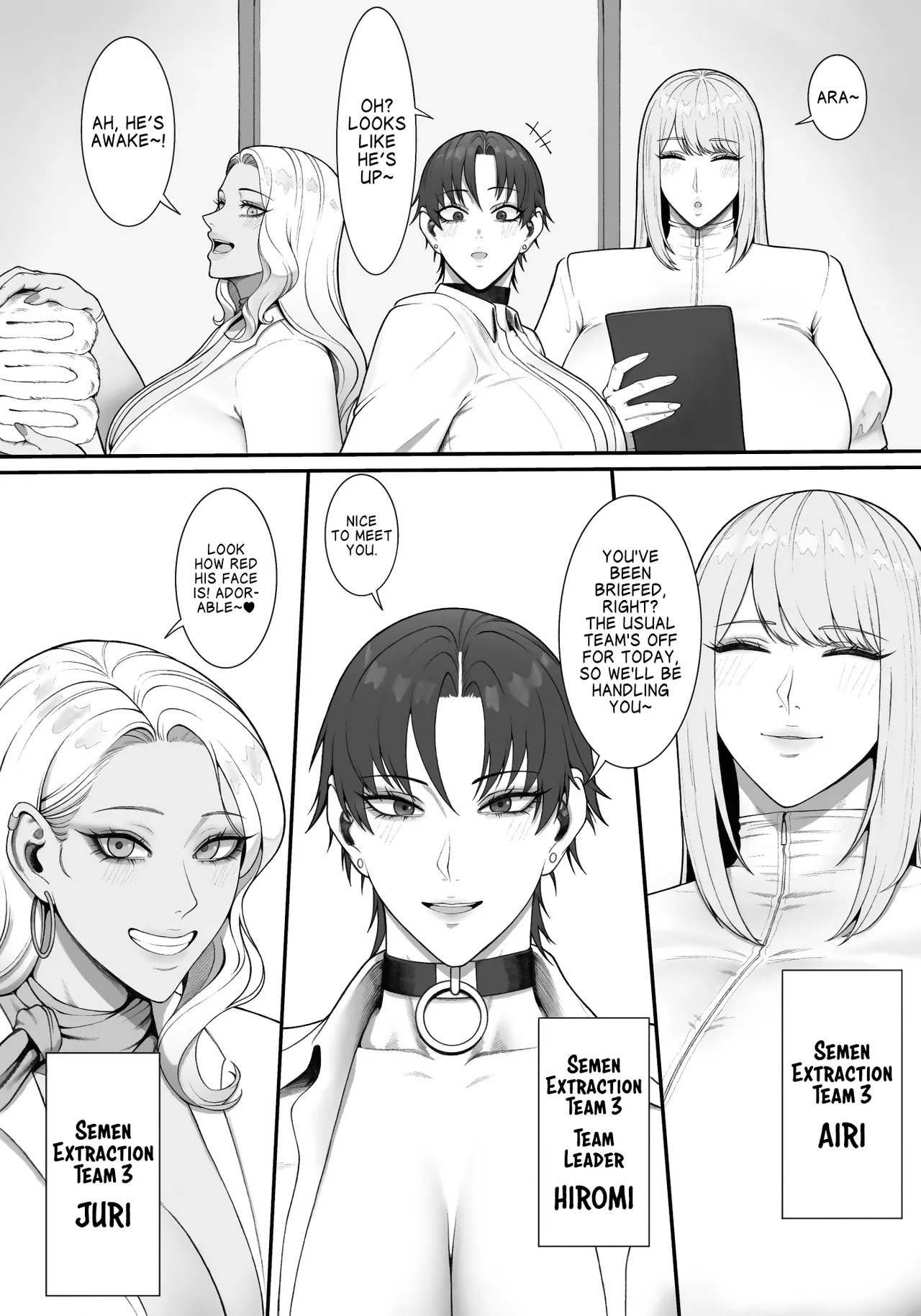 Sakusei Tantou Oneesans in Charge of Squeezing 2 - Page 4
