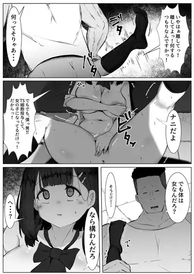 Chiyahoya Sareta katta dake no TS Joshi ga Onnanoko ni natta Toukou Shonichi ni Otoko ni Osowarete Tanetsuke Sareru Hanashi 8