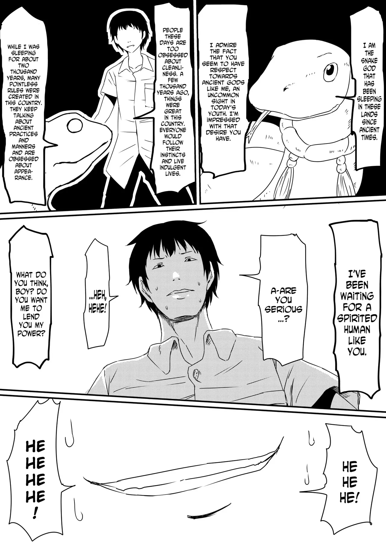Kami no Chinko o Motsu Shounen | Zenpen + Chinko ni Yuki Kuruu Haha to Shimai + Kami no Chinko de Yaritai Houdai! - Page 31
