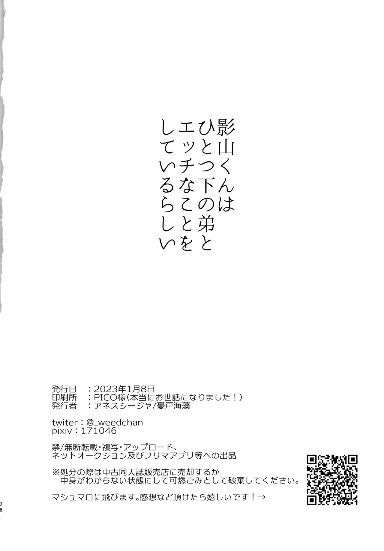Kageyama-kun wa Hitotsu Shita no Otouto to Ecchi na Koto o Shiteiru Rashii - Page 25