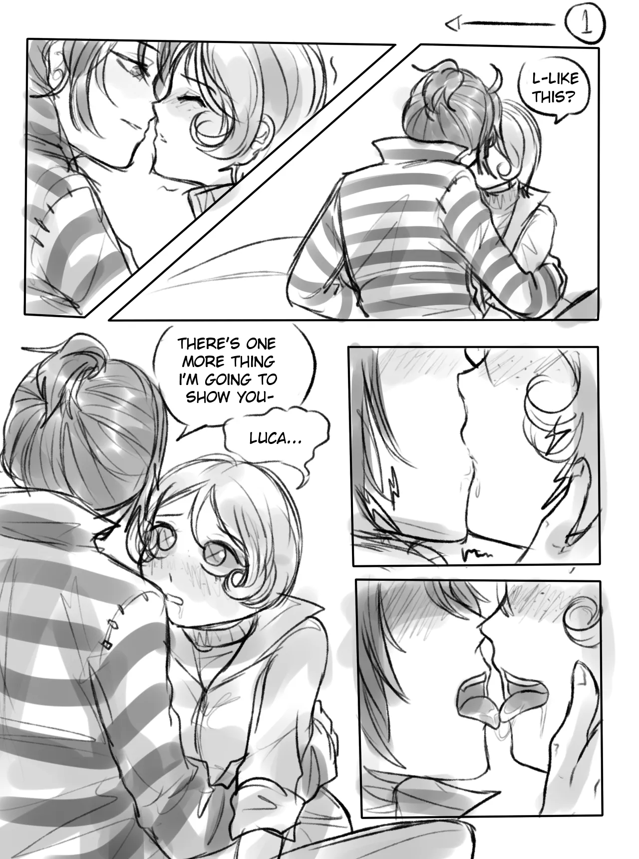 LucaTre doujin short - Page 2