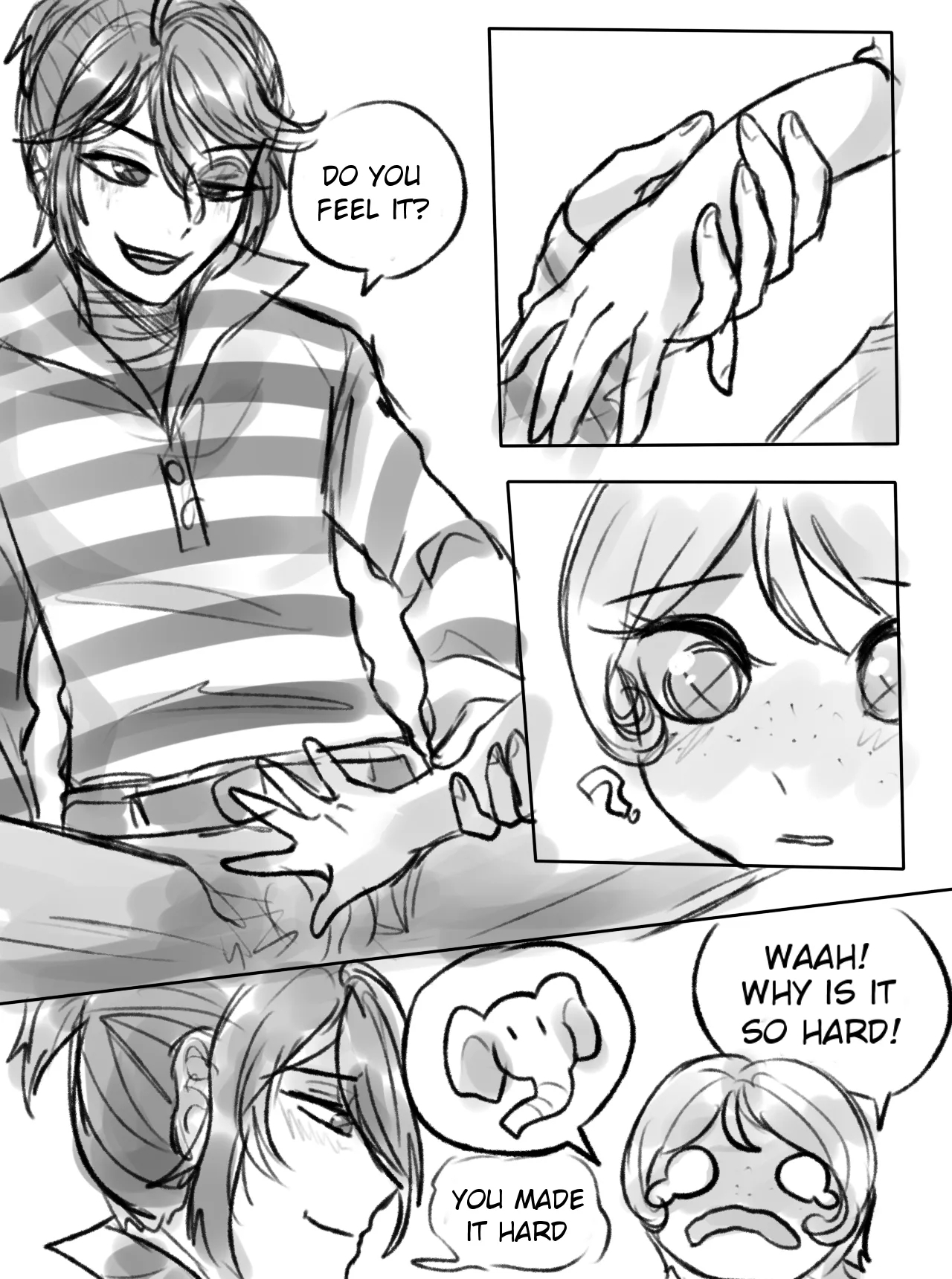 LucaTre doujin short - Page 4
