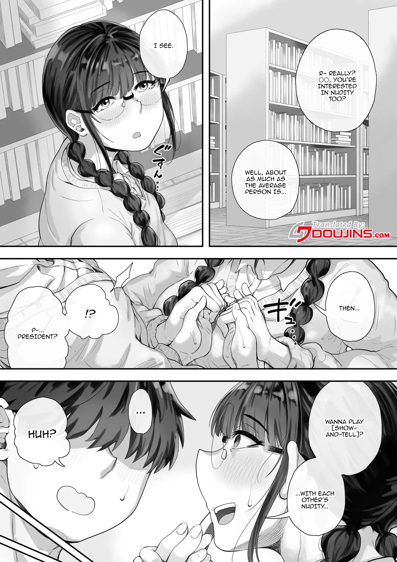Kyonyuu no Tosho Iinchou wa Ecchi na Koto ni Kyoumi Shinshin | The Busty Library Committee President Is Very Interested In Lewd Stuff - Page 5