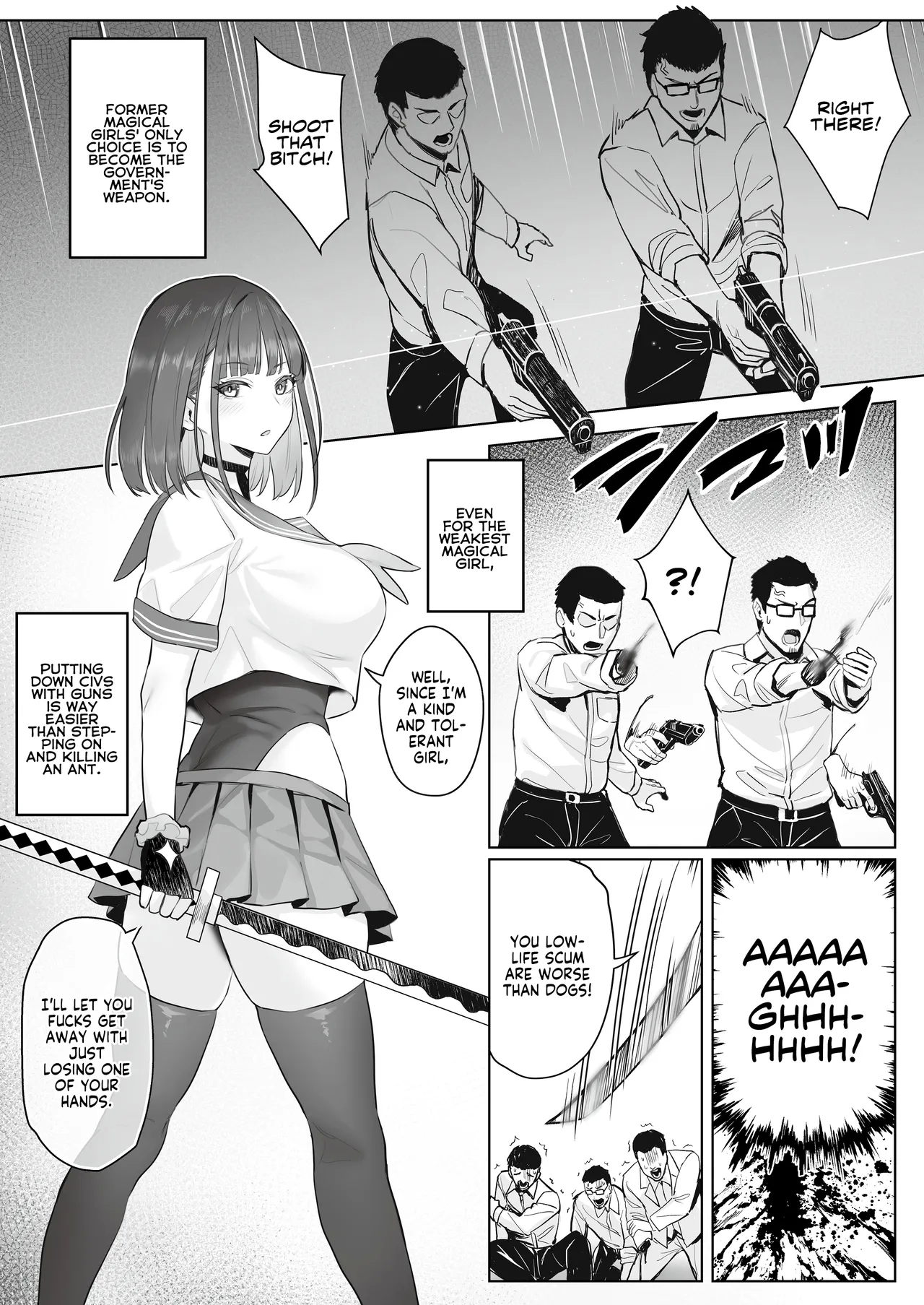 Moto Mahou Shoujo no Shigoto Hanashi Ao | The Former Magical Girl Blue's Work - Page 11