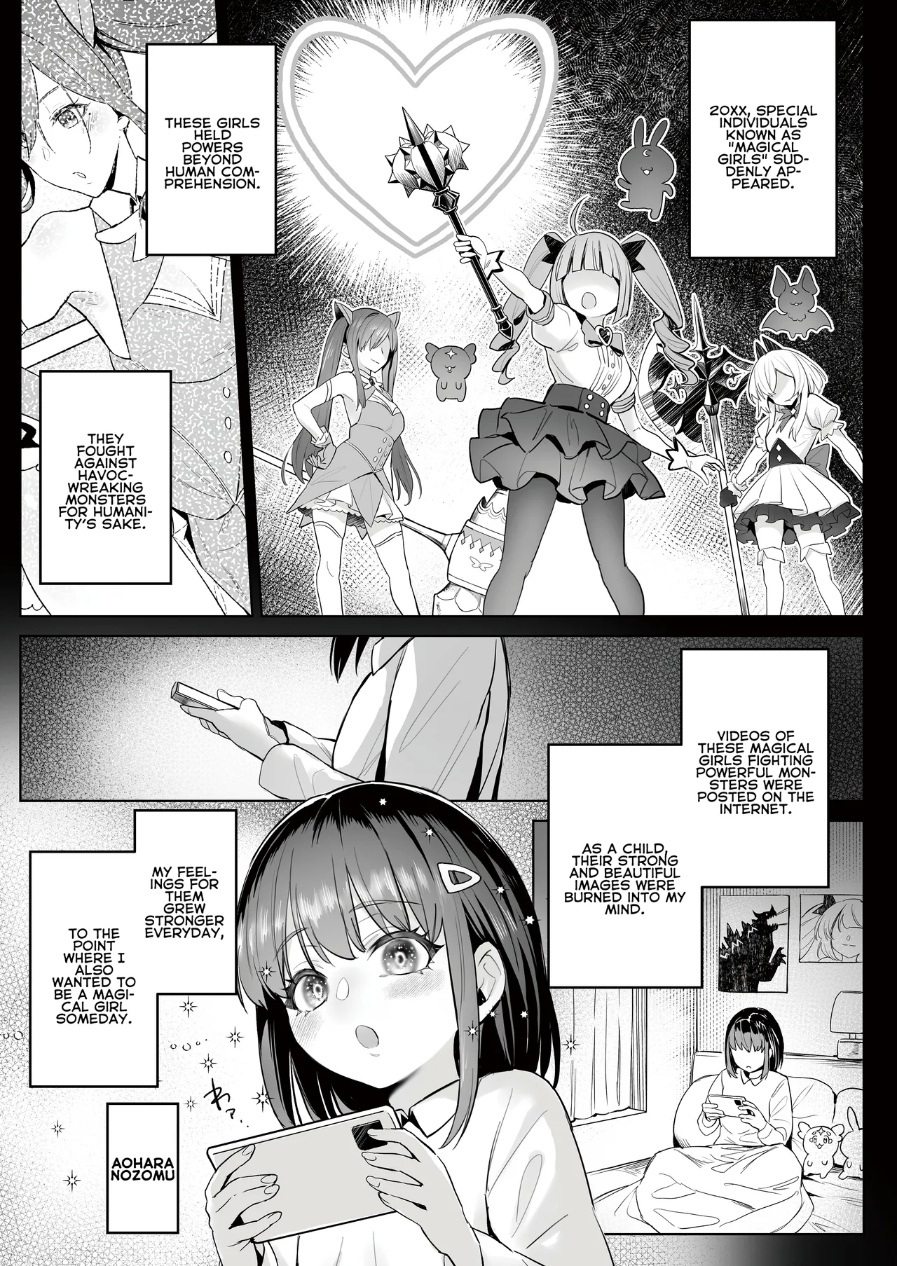 Moto Mahou Shoujo no Shigoto Hanashi Ao | The Former Magical Girl Blue's Work - Page 4
