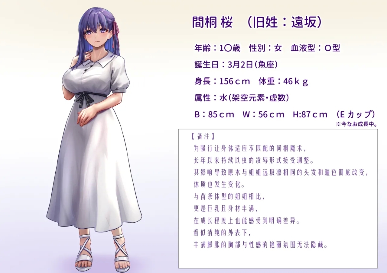 間桐桜のエロステ立ち絵 - Page 5