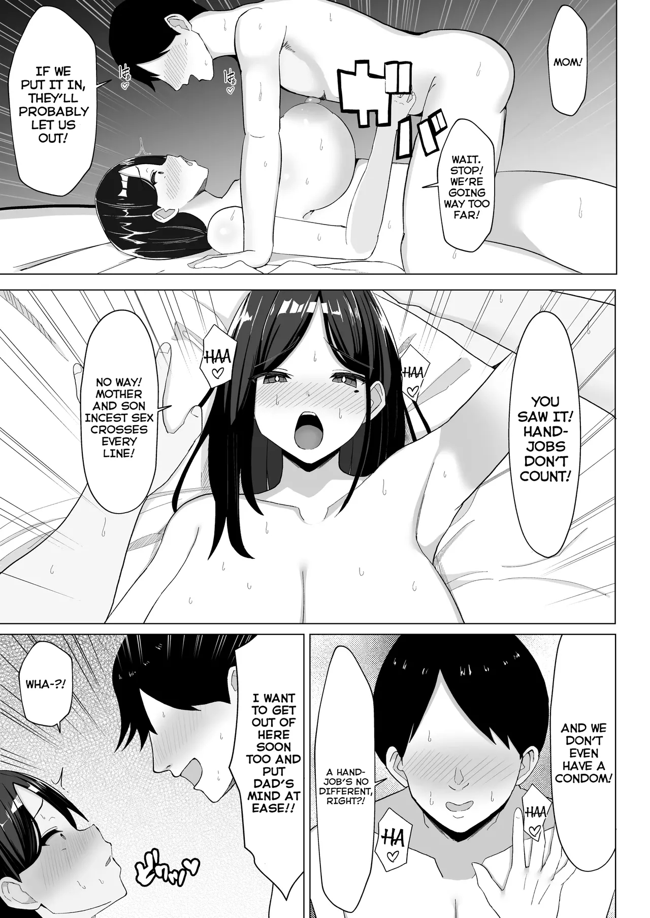 Kaa-chan to Sex Shinai to Derarenai Heya| A Room I Can't Leave Without Having Incestuous Sex With My Mom: My Nagging Mother and Rebellious Me - Page 24