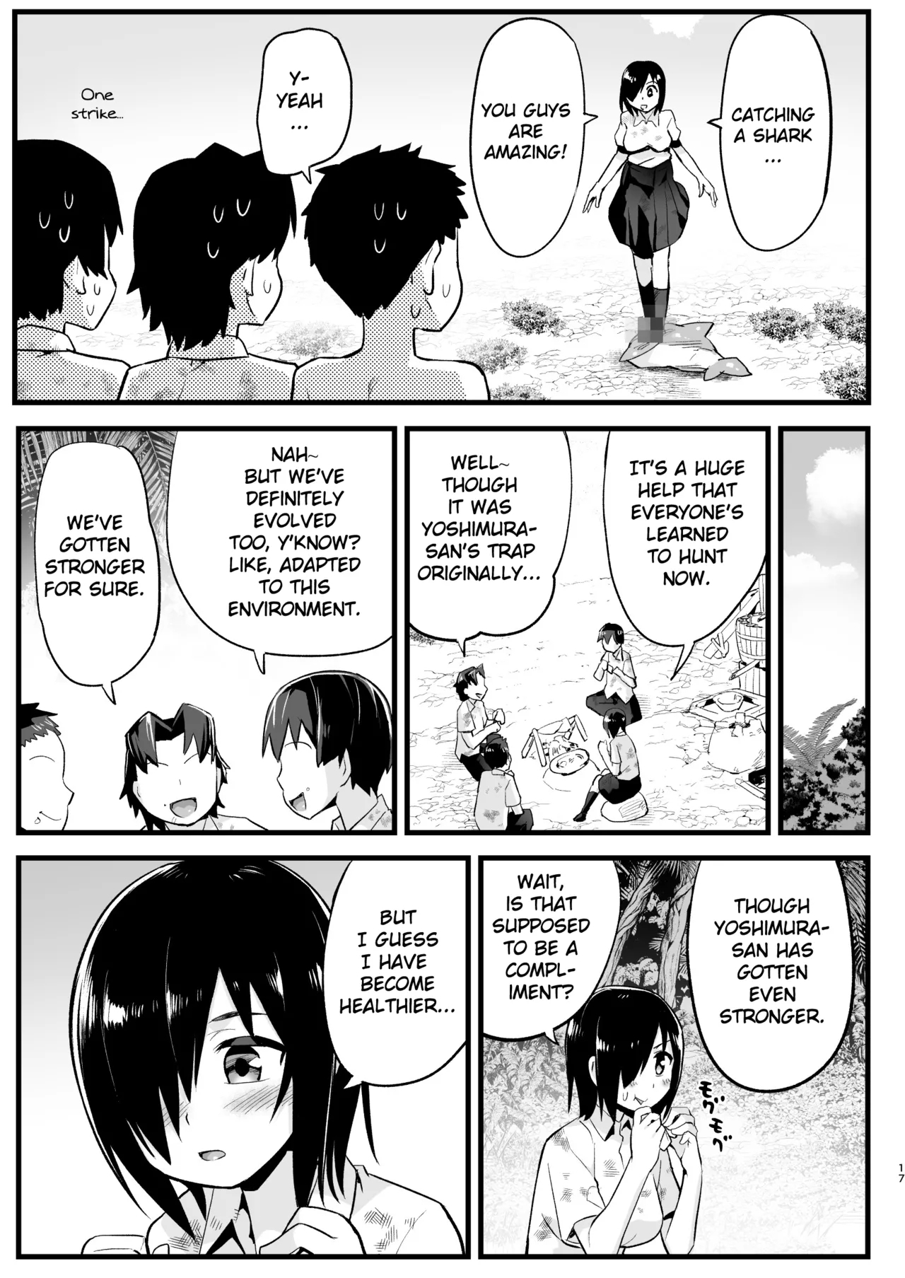 Mujintou Onnasan 6 wa me | Uninhabited Island Girl Gets Covered in Mud and Fucked!: Ms. Yoshimura’s So Easy. Volume 6 - Page 16