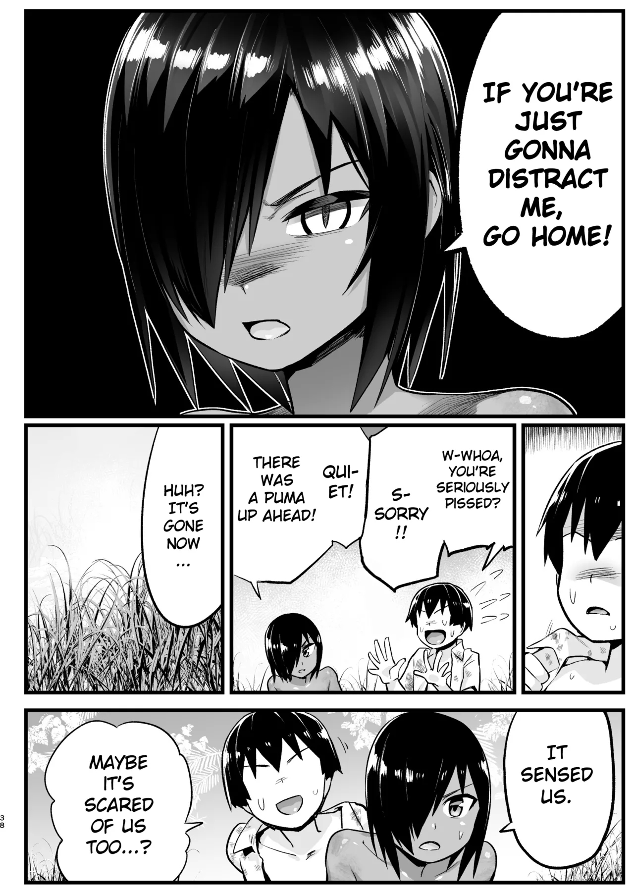 Mujintou Onnasan 6 wa me | Uninhabited Island Girl Gets Covered in Mud and Fucked!: Ms. Yoshimura’s So Easy. Volume 6 - Page 37