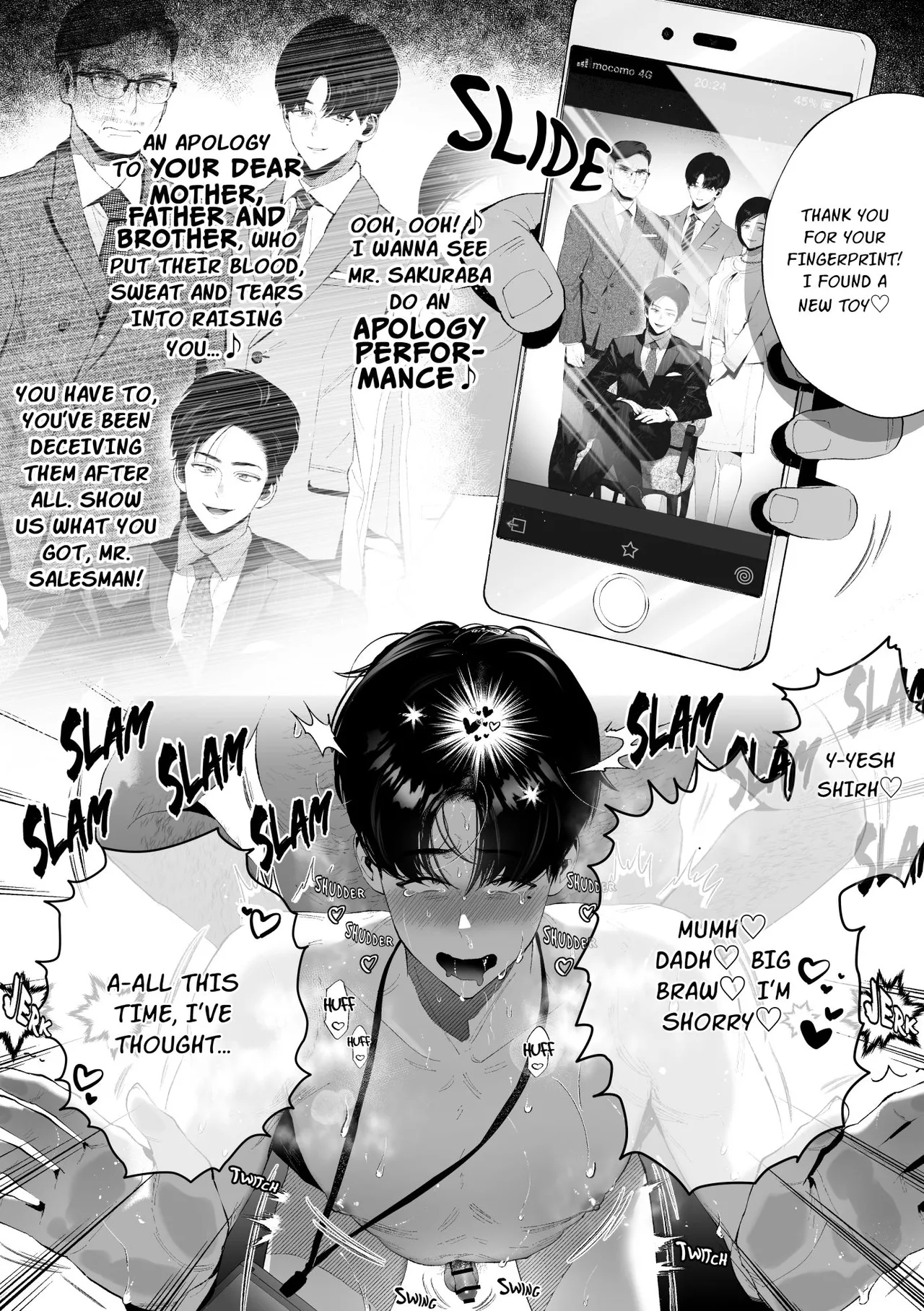 Kuzu na Elite Shinnyuu Shain-kun Kyousei Chinpo Marudashi Enkaigei de Buzama Ochi | The Unsightly Nude Performance of an Elite Employee - Page 74