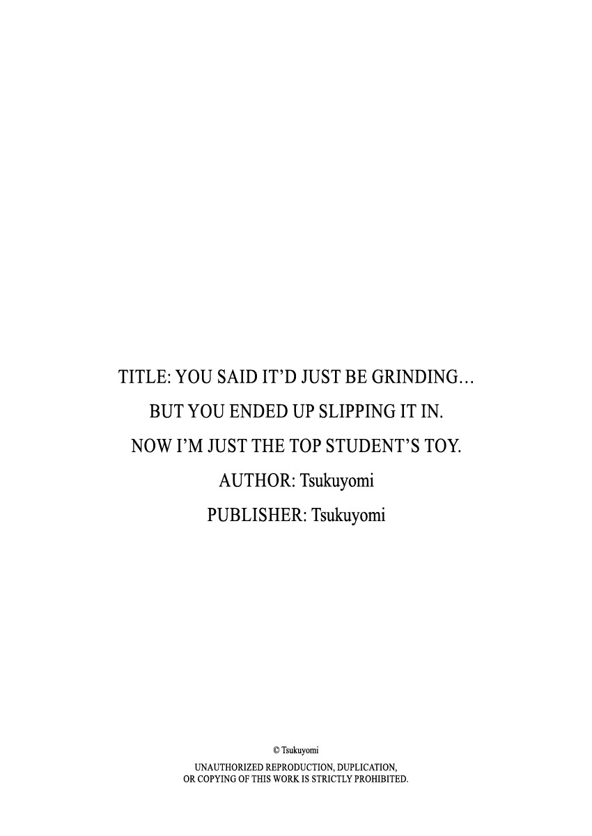 Sumata dake tte Itta no ni… Nurutto Sounyuusarechatta Yuutousei no Omocha | You Said It'd Just Be Grinding... But You Ended up Slipping It In. Now I'm Just the Top Student's Toy. - Page 124