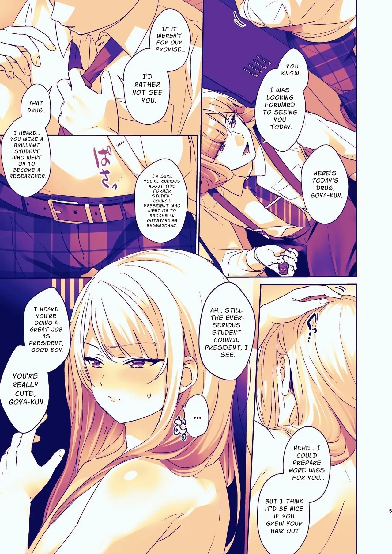 Seitokaichou wa Nyotaika kara Nigenai | The Council President Cannot Escape Feminization - Page 5
