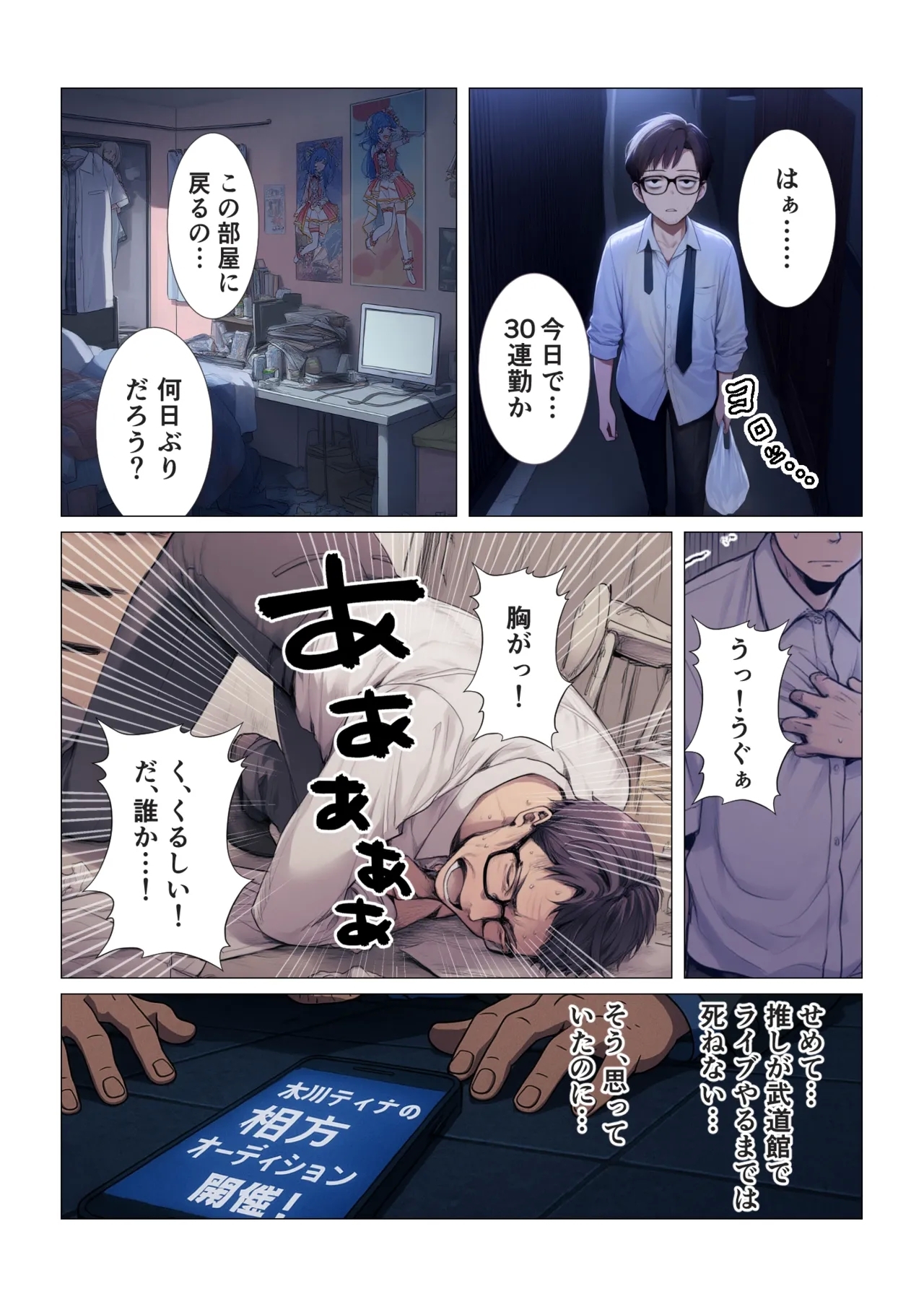 TS Tensei, Masaka Oshi Aidoru no Aikata ni Natte 3P Makura Eigyousuru Nante! - Page 1