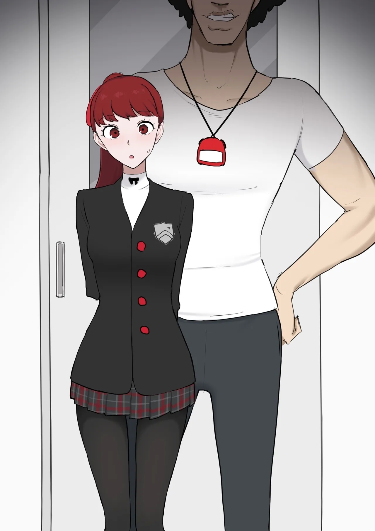 ペルソナ5 芳澤かすみ×鴨志田 - Page 10