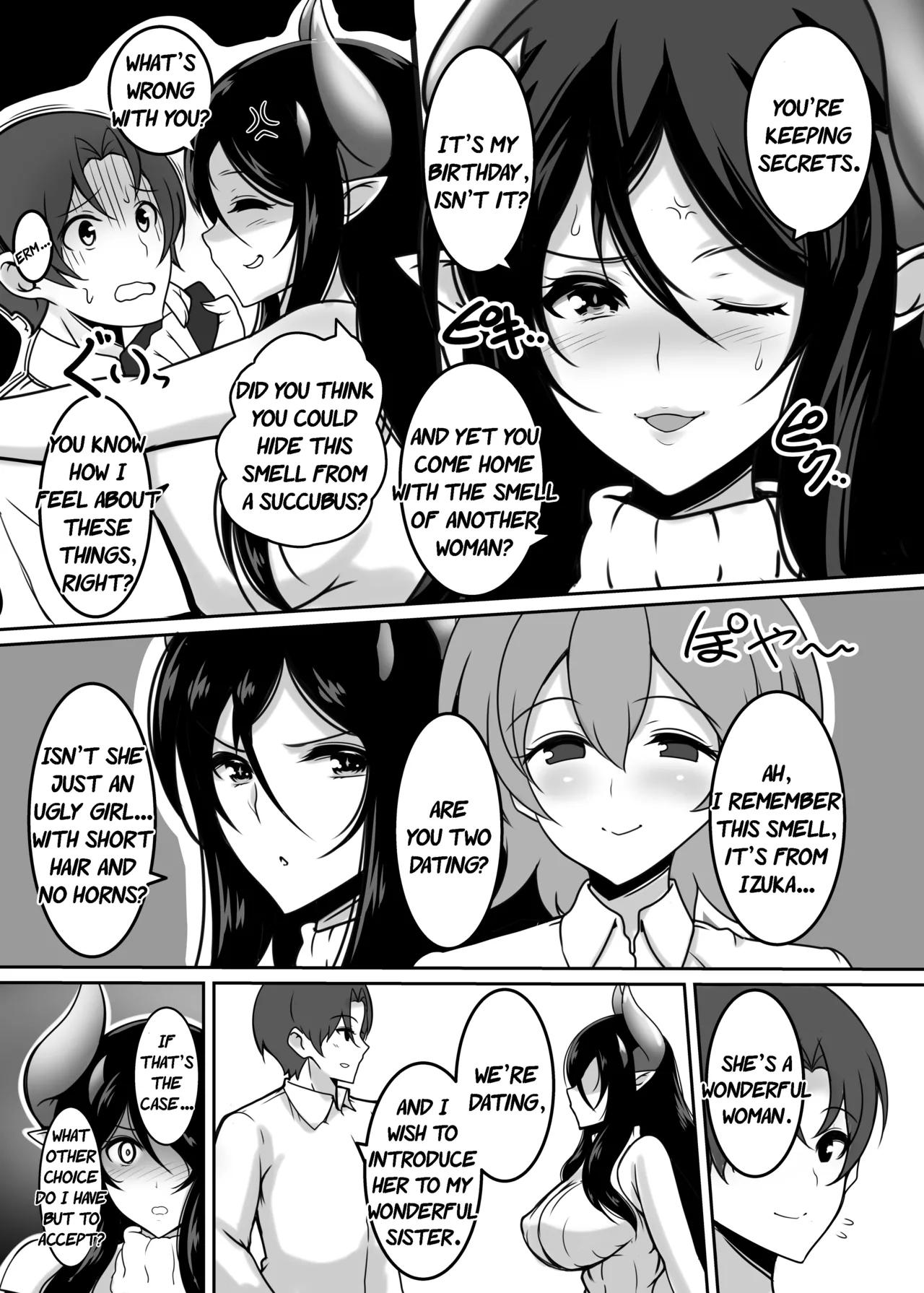 AneSuccu H Taikou Sakusei Choukyou | Big sister succubus – Regression sperm milking training - Page 4