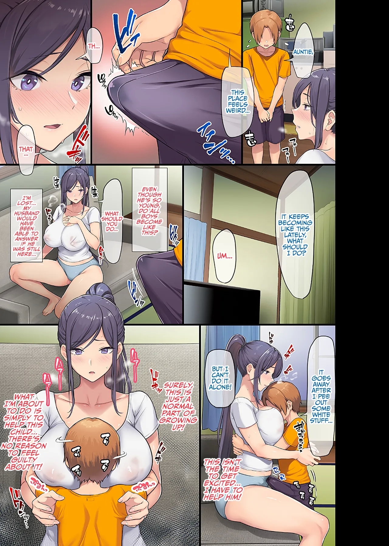 Giant Boobs Widow and Her Son's Very. Very Bad Friend - Page 12