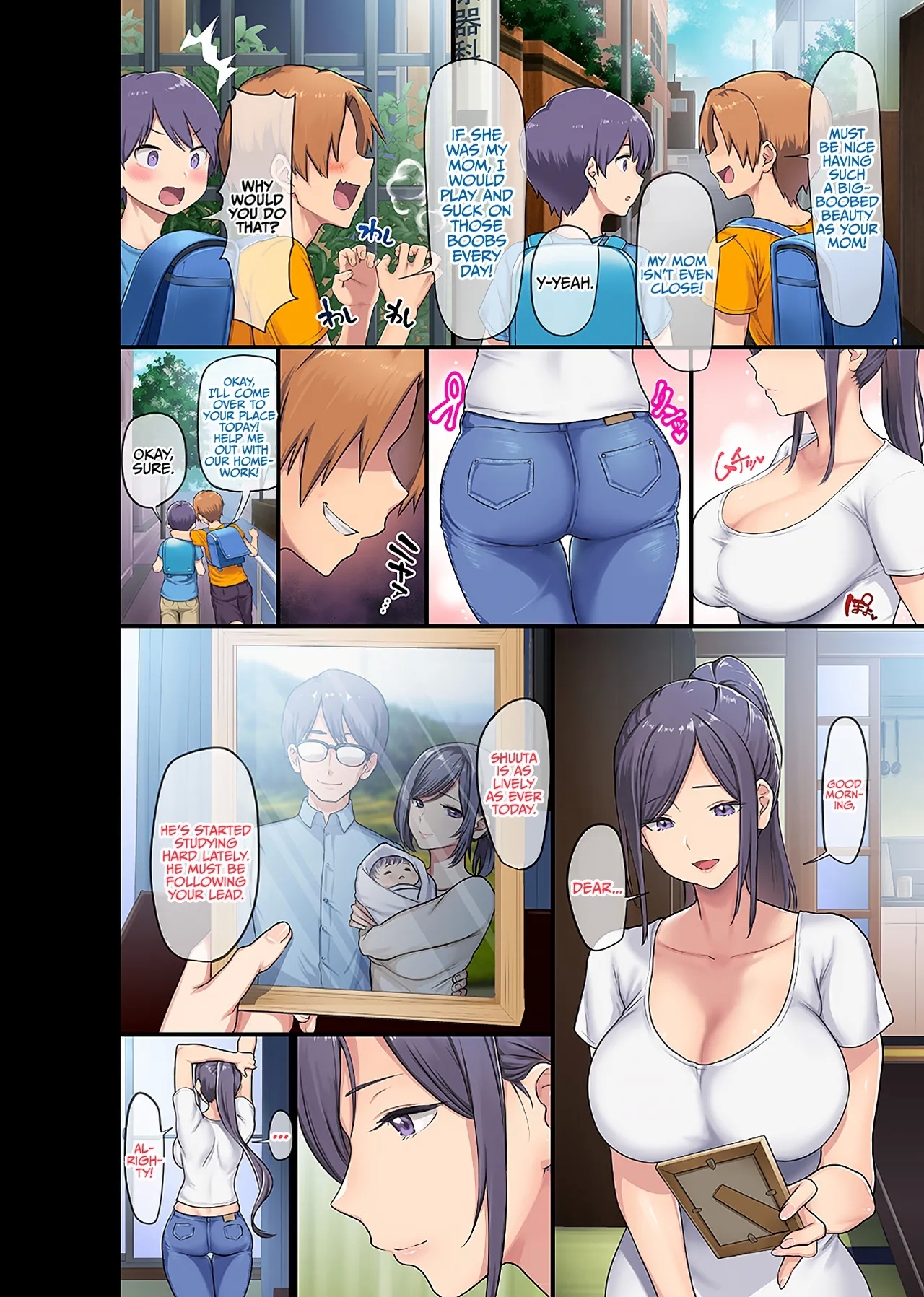 Giant Boobs Widow and Her Son's Very. Very Bad Friend - Page 3