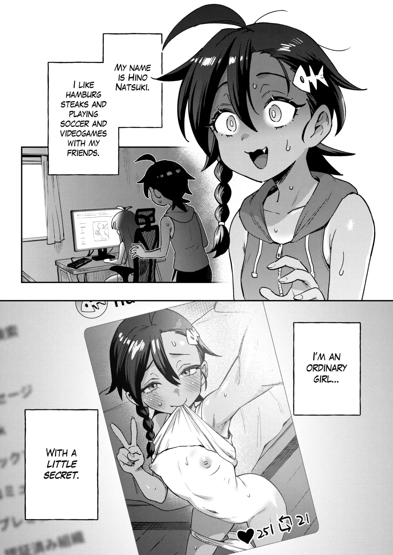 Muttsuri Shoujo no Himitsu no Bouken | A Gloomy Girl's Secret Adventure - Page 4