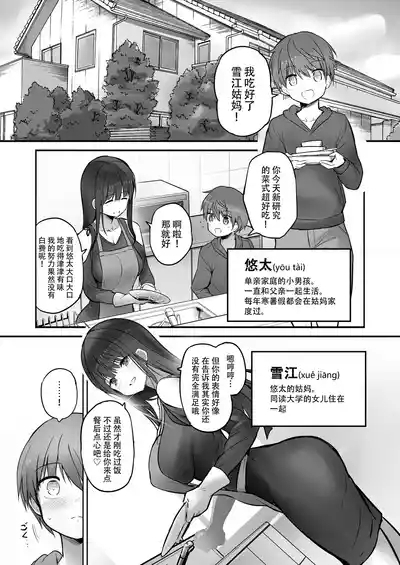 Futanari Yukie-san to Naisho no Nyoudoukan | 雪江姑妈和我的秘♡密尿道奸 4