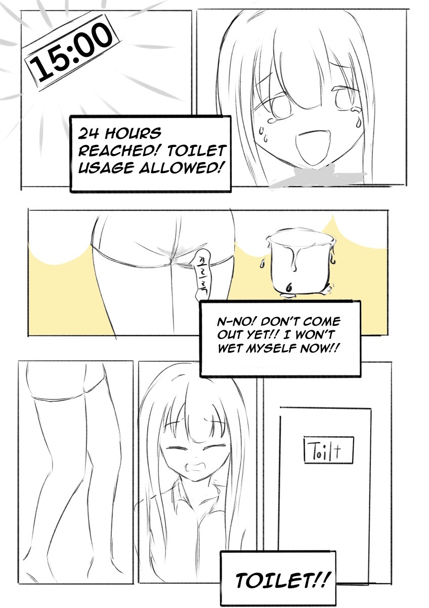 A girl who is going to hold her pee for 24 hours - Page 14