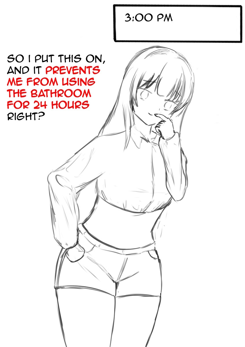 A girl who is going to hold her pee for 24 hours - Page 2