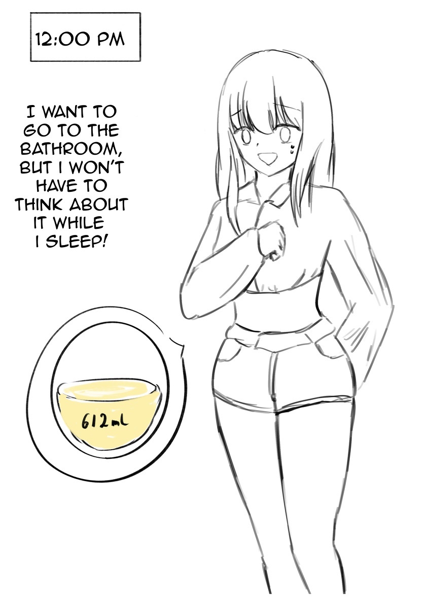 A girl who is going to hold her pee for 24 hours - Page 6