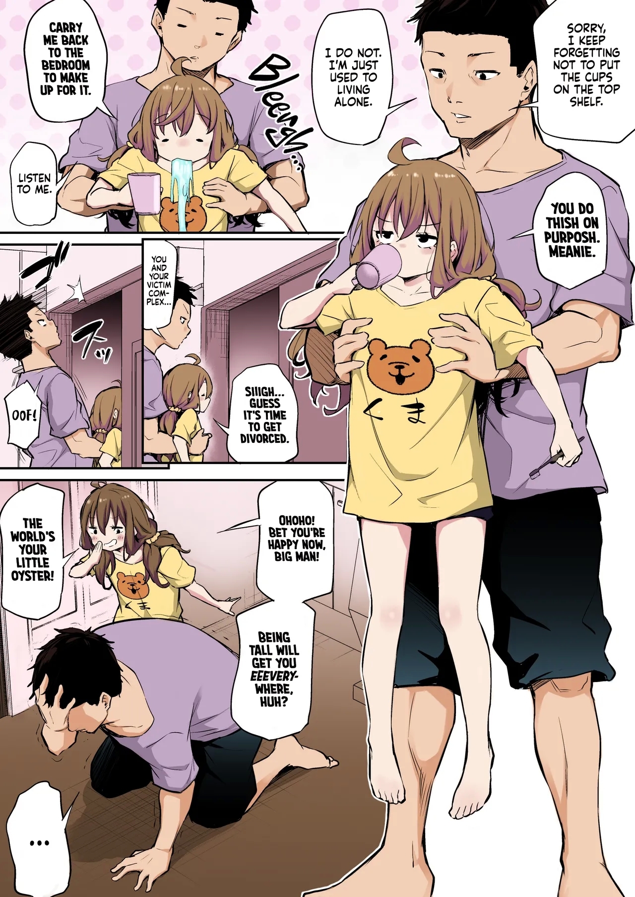 Shinchousa Max Fuufu / Extreme Height Gap Couple 1-2 - Page 12