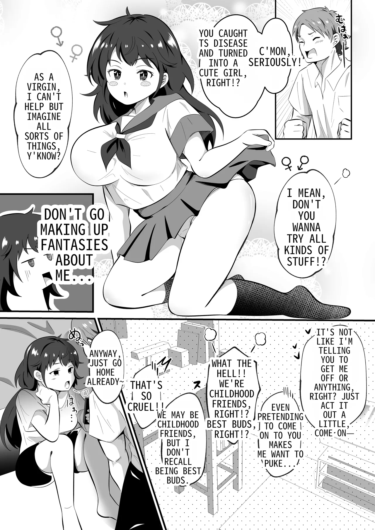 I Tried to Hypnotize my Friend Who was in a TS Situation - Page 4