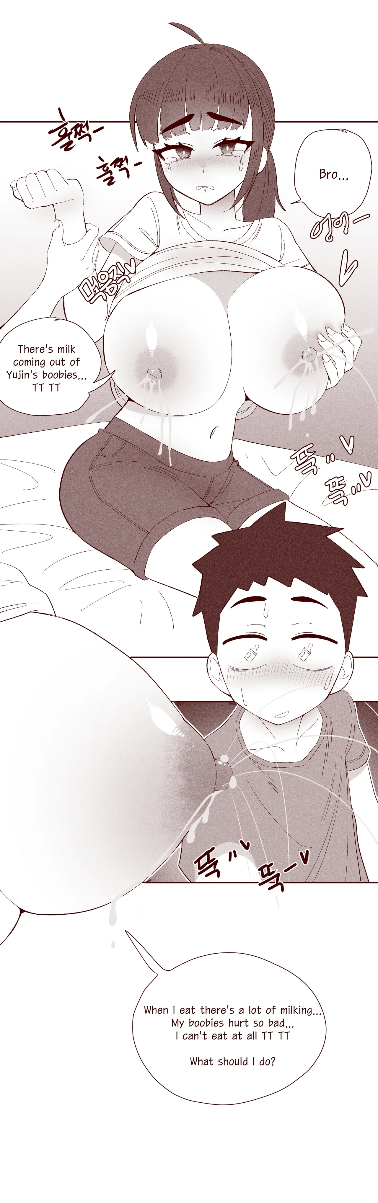 The Story of my innocent sister breastfeeding me - Page 45